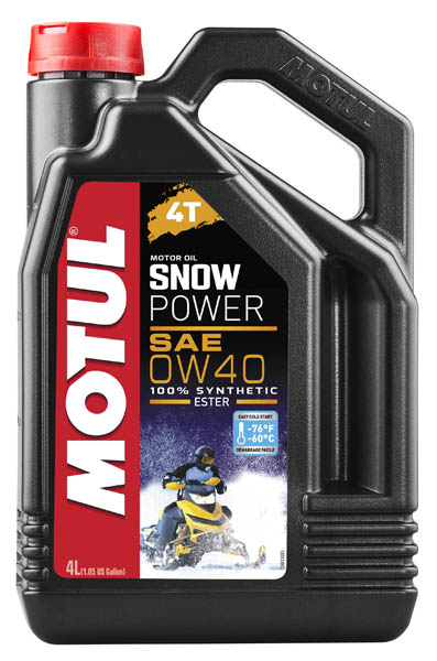 Моторное масло MOTUL Snowpower 4T 0W40  (4 л.)