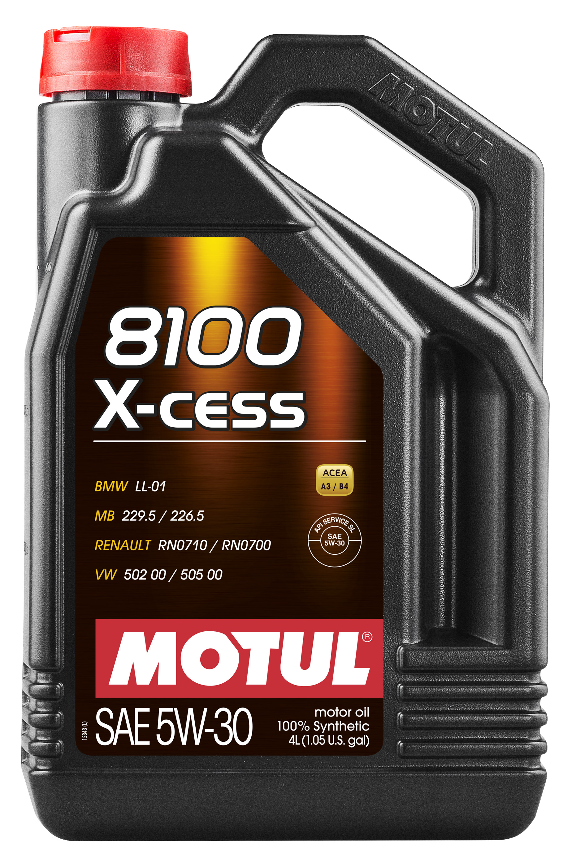 Моторное масло MOTUL 8100 X-cess 5W30  (4 л.)