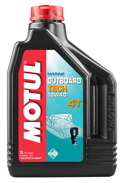 Моторное масло MOTUL OUTBOARD TECH 4T 10W40  (2л.)