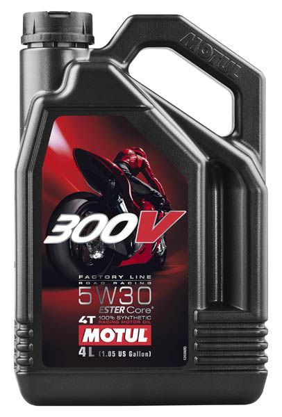 Моторное масло MOTUL 300 V 4T FL Road Racing SAE  5W30  (4 л.)