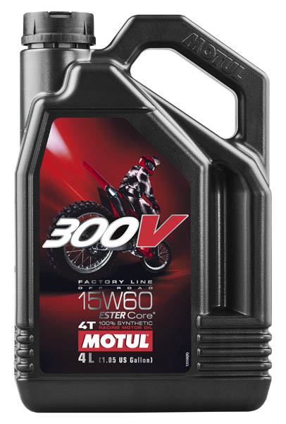 Моторное масло MOTUL 300 V 4T Off Road SAE  15W60  (4 л.)